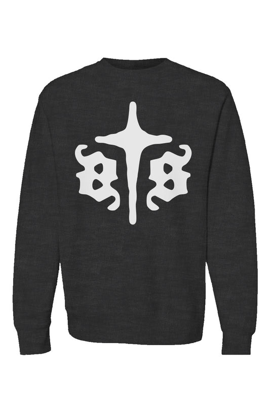 sos crewneck – holy on weekends